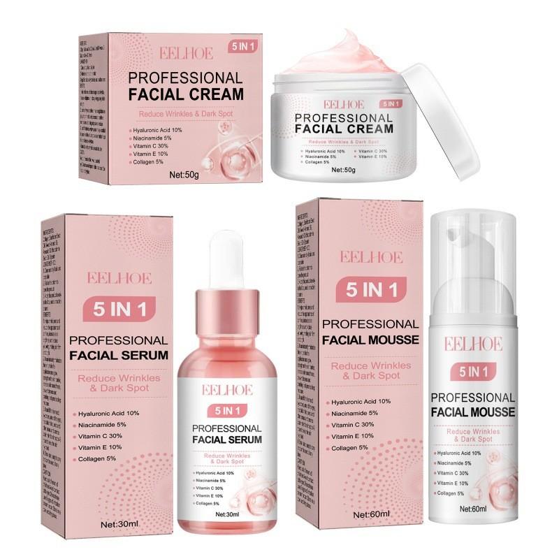 1 5 In Facial Beauty Set Gentle Cleansing Hydration Treatment Revitalizing