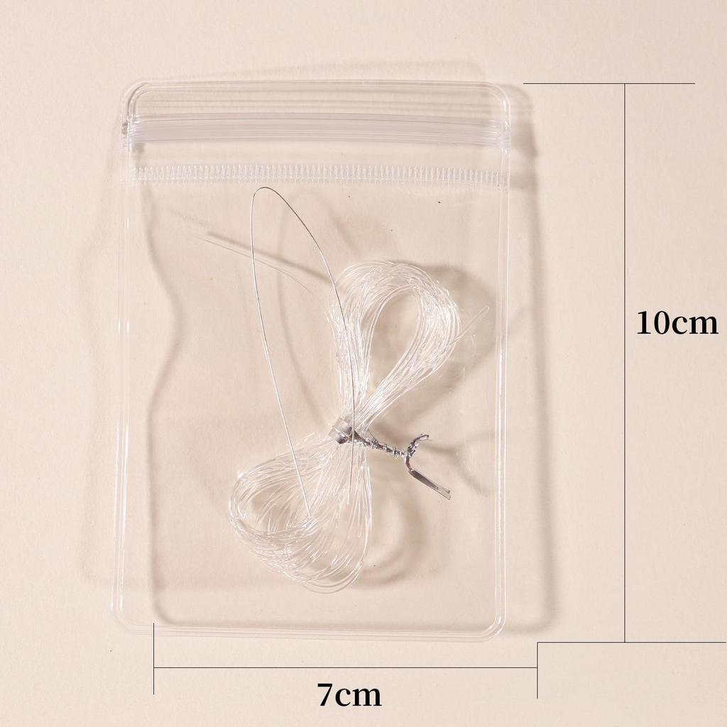 7x10cm Thickened PVC High-Quality Crystal Thread Elastic Beading Cord in Flat Pack