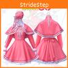 Pink Sakura Cosplay Outfit For Girls With Accessories And Delicate Features