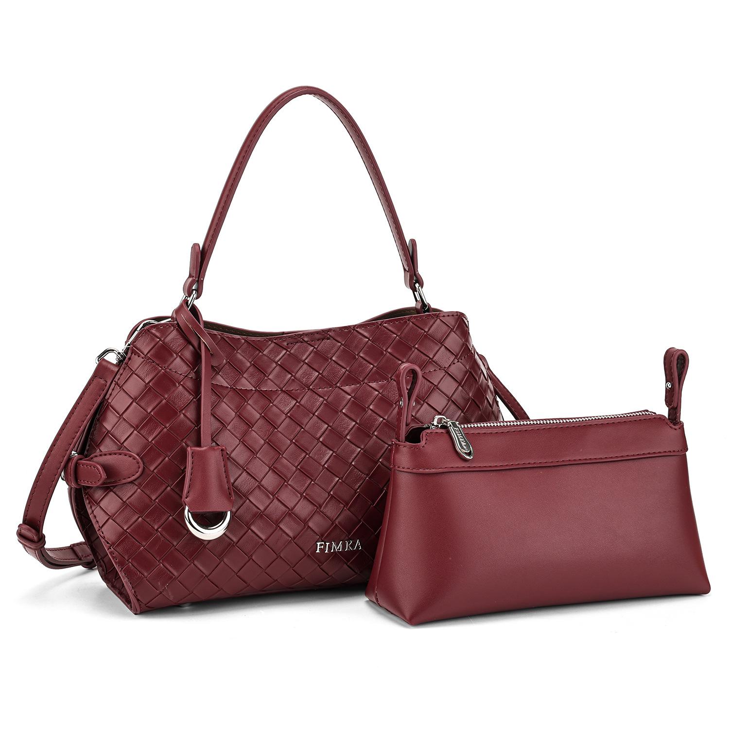 

Woven Bags Women S Tide Single Shoulder Fashionable Versatile Large Capacity Underarm Women S Bags Commuting бордовый