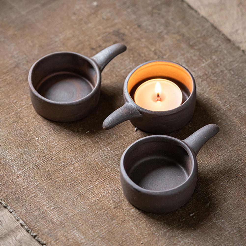 Wax Melt Brandertje Thee Warmhoudkacheltje Keramische Aromatherapie Kaarsenwarmer Etherische Olie Brander met Theelichthouder Handgemaakt voor Thuis