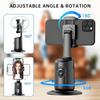 Smart Facial Phone Tripod, 360° Rotation Hands-Free Auto Face Tracking Tripod, Gesture Control & No App, Retractable Phone Stand For Vlogging, Li
