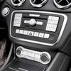 Car Center Console CD Multimedia Buttons Decals Trim for Mercedes Benz A B Class GLA 250 CLA CLS GLE GLS W176 W246 X156 Stickers