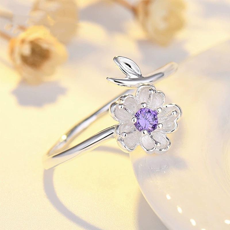 Luxury Copper Classic Ring For Women Jewelry Simple Diamond Ring Imitation Diamond Women'S Ring R019