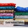 DIY Soft Velvet Fabric Stretch Handmade Diamond Luster Cloth Soft Ice Velvet Fabric For Sofa Curtain Background