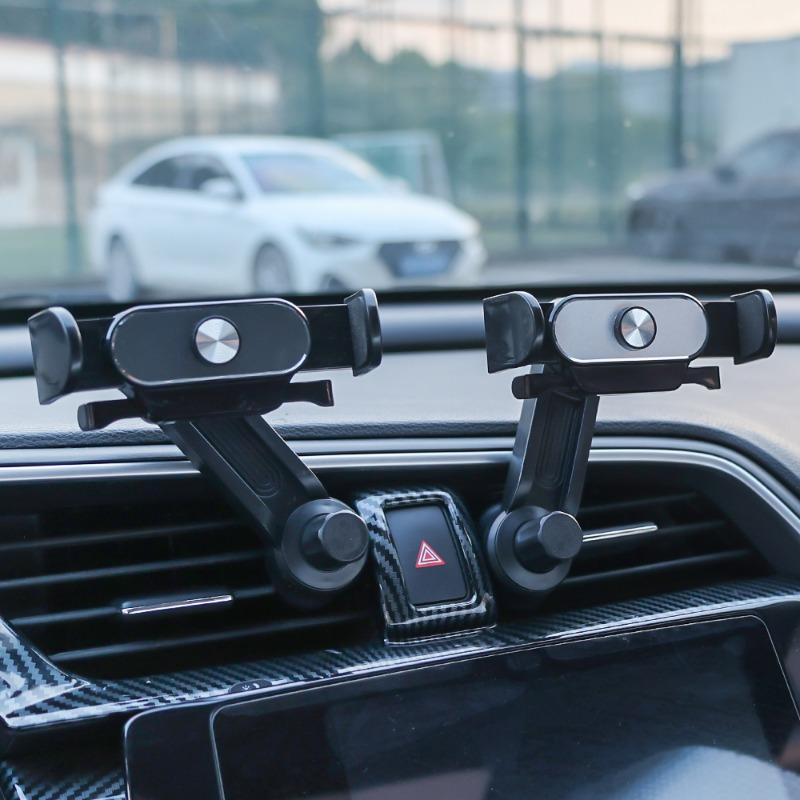 Universal Car Air Vent Mobile Phone Holder Navigation Bracket Multifunctional Automatic Clamping Stand Auto Interior Accessories