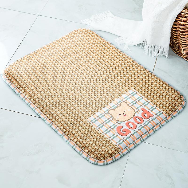 Sommer Haustiermatte Sommer Hunde Schlafmatte Teddy Katzenmatte Kühlend Abnehmbar und Waschbar Schlaf Bodenmatte Hundezubehör