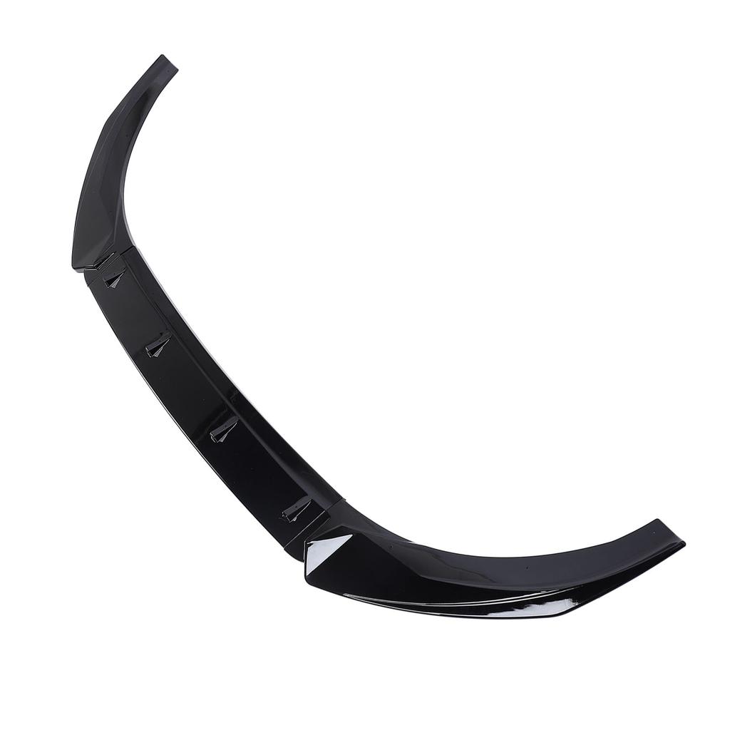 Front Bumper Lip Spoiler Racing   3 Section Type Car Front Bumper Lip Body Kit for S‑Line 8V Pre‑facelift 2013 to 2016