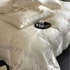 Four-piece Set of Cotton Bedding French Light Luxury Tulip Embroidery Skin-friendly and Breathable Comfortable Bedding Set Quilt Cover Pillowcase