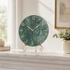 7.87x5.31in Marble Clock Display Bracket Iron Nordic Style Decor Stand  Shelf Decoration