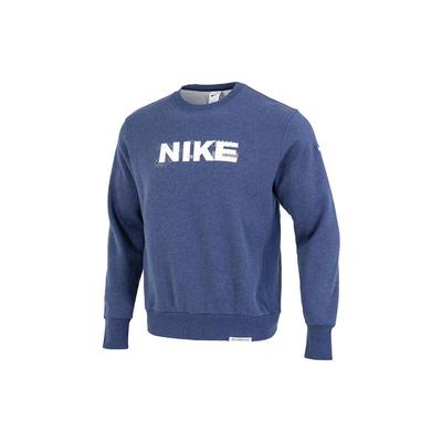 Logolu Baskılı Desen Bisiklet Yaka Kazak Erkek Üst Mavi FB1831-410