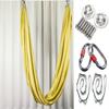 Aerial Yoga Hammock Set With Stretchy Fabric Home Gym Studio Practice Indoor Fitness Suspension Trainer