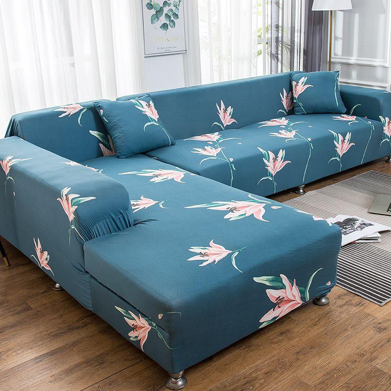 Stretch Sofa Cover Slipcovers Elastic All-inclusive Couch Case for Different Shape Sofa Loveseat Chair L-Style Sofa Case