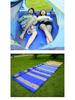 Automatic Inflatable Outdoor Sleeping Pad - Thick, Wide, Moisture-Proof Mat for 3-4 People Camping