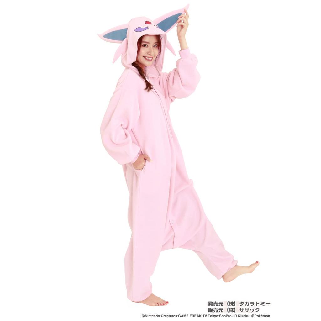 SAZAC Character Fleece Kigurumi Pokemon Espeon TMY157