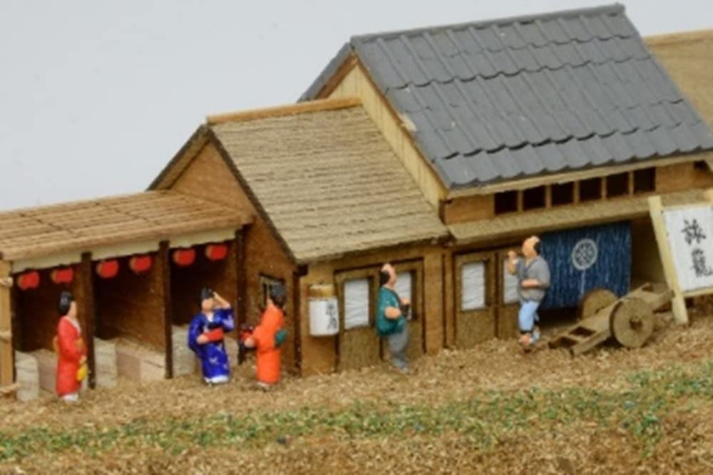 Woody Joe Stations of the Tokaido Wooden Model Assembly Kit Fifty-three Series Shinagawa-shuku (Shinagawa Inn) Non-Scale