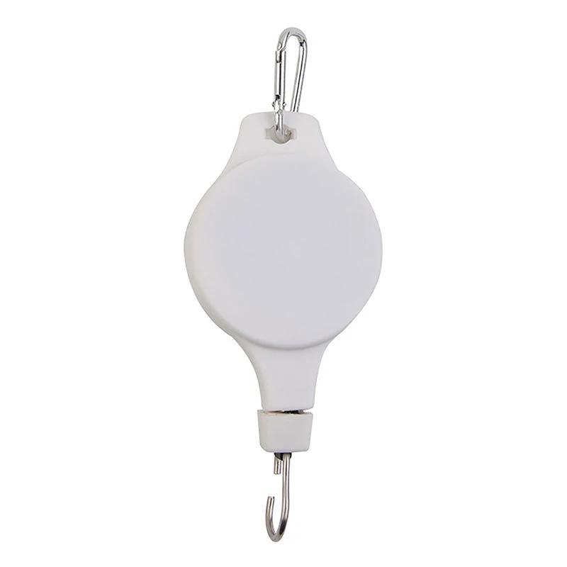 

Adjustable Retractable Plant Pulley Hook, Hanging Flower Basket Hanger for Planters & Bird Feeders, Home Garden Accessories 1pc
