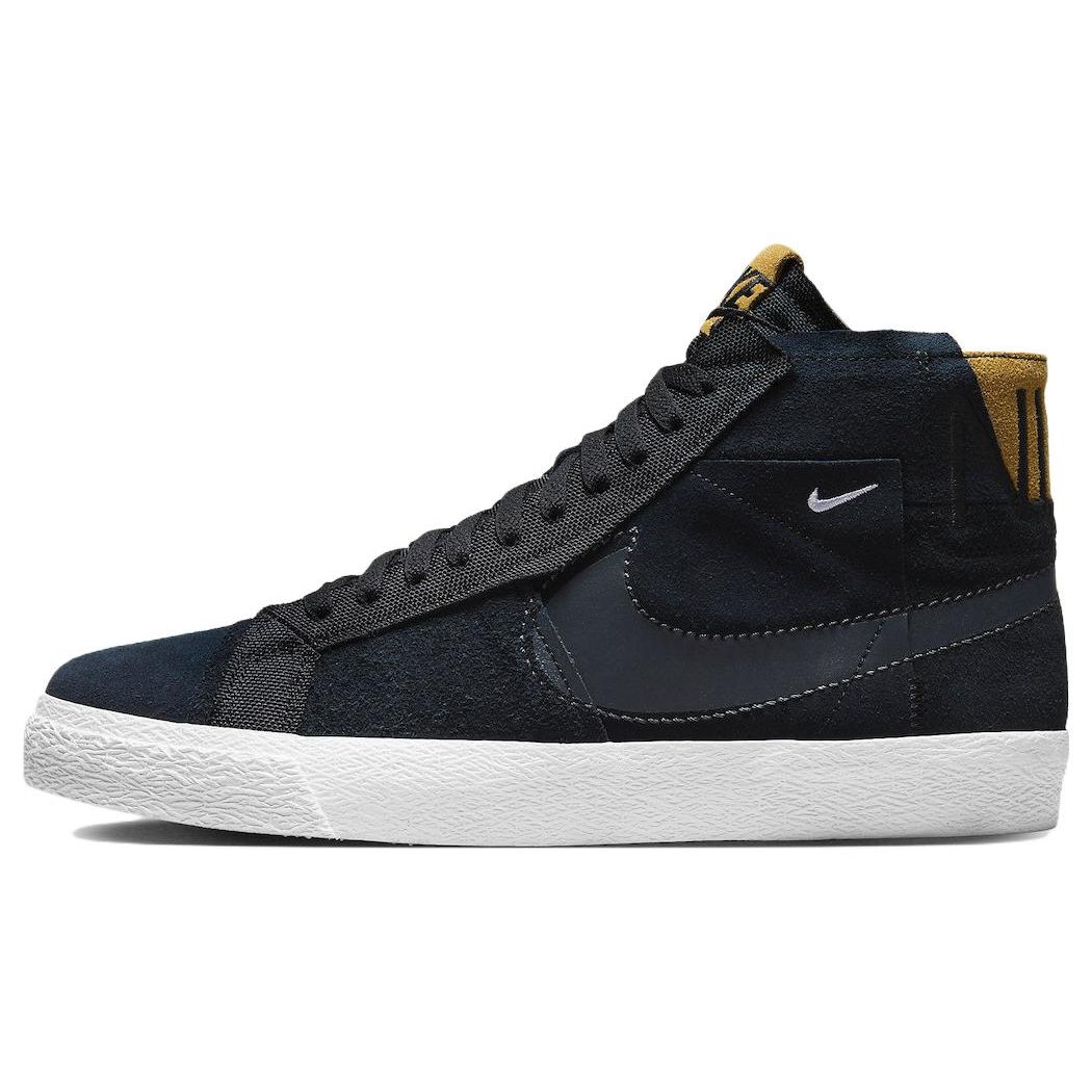 Nike Sb Zoom Blazer Mid Premium Black Anthracite White Desert Ochre DV7898-001 EU 39