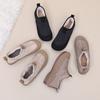 Winter Warm Women Soft Soled Cotton Shoes Anti Slip Casual Flat Bottom Casual Lazy Cotton Shoes One Step Stepping