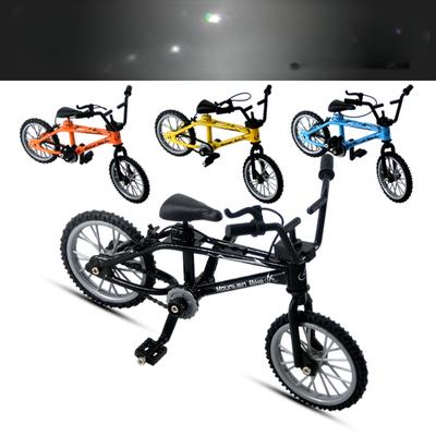 1ks Retro Alloy Mini Finger BMX kolo montážní kolo Modely Hračky Gadgets Dárkové hračky Model Mini přenosné kolo pro děti