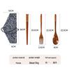 Abay Wooden Cutlery Set with Storage Bag