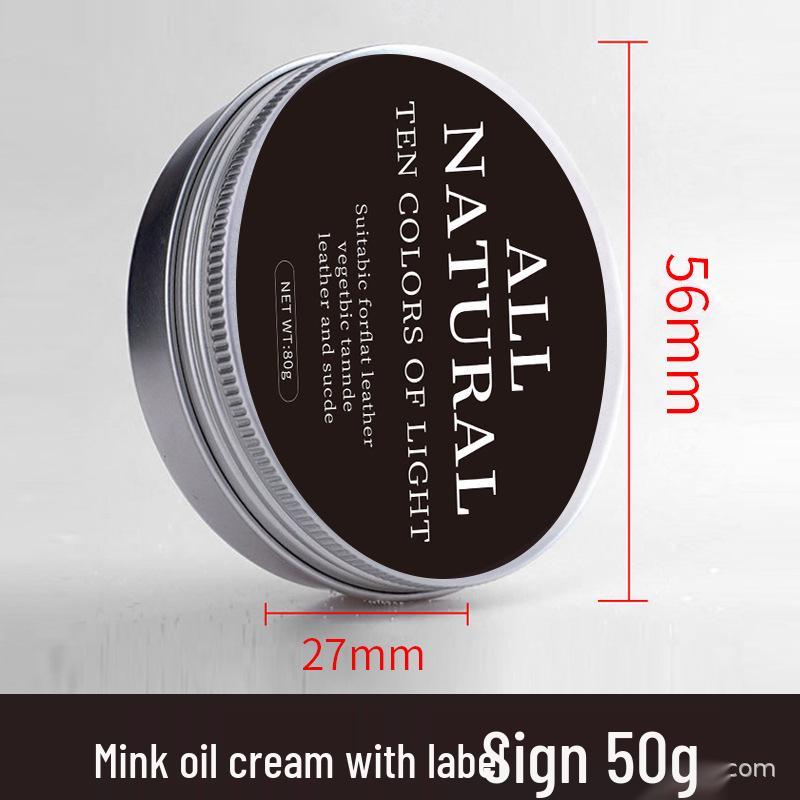 Leather Goods Care: Handmade Leather Shoe Oil, Handbag Nourishing Cream, Mink Oil for Jackets, Vegetable Tanned Leather Polish.