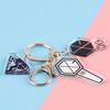 Creative Acrylic K-POP BTS EXO Twice Double-sided Keychain Transparent Pendant