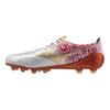 Alpha Confortável Simples Antiderrapante Resistente ao Desgaste Sapatos de Futebol Unissex Sapatos de Futebol Branco Vermelho P1GA2499-04