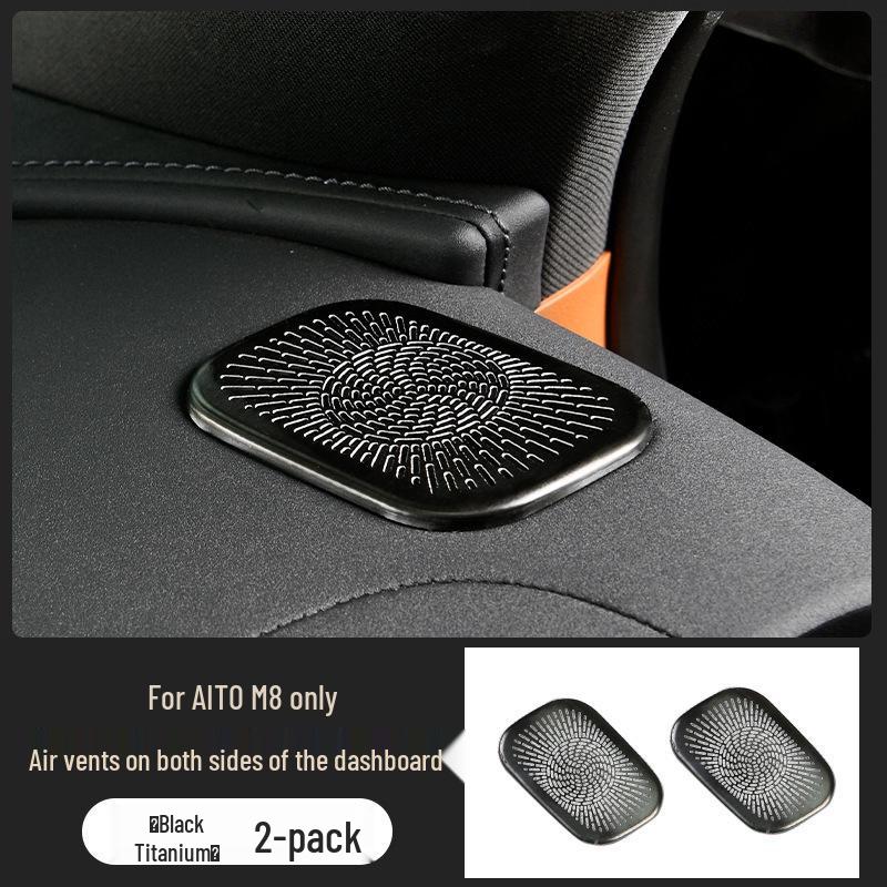 

AITO M8 Dashboard Air Outlet Metal Dustproof Stickers (Left & Right) AITO M8 Exclusive