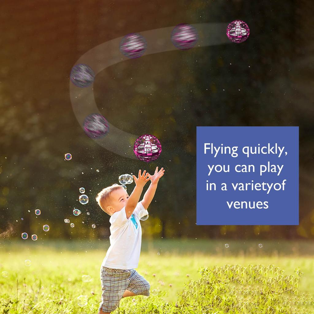 Flying Boomerang Drone For Kid Teen Christmas Toy Drones Flying Saucers Boomer