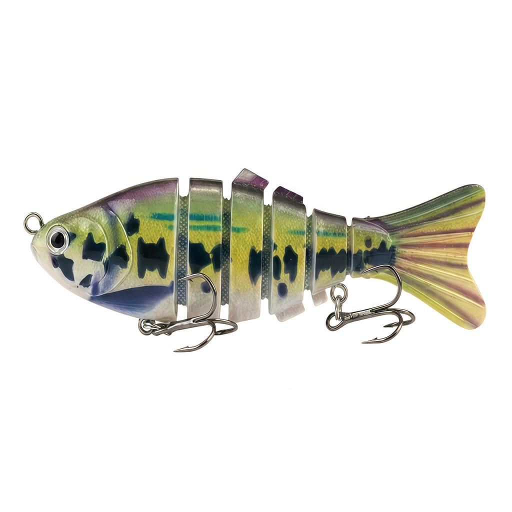 Realistic 16g Multi-Jointed Fish Lure Set - Artificial Bait for Fishing
