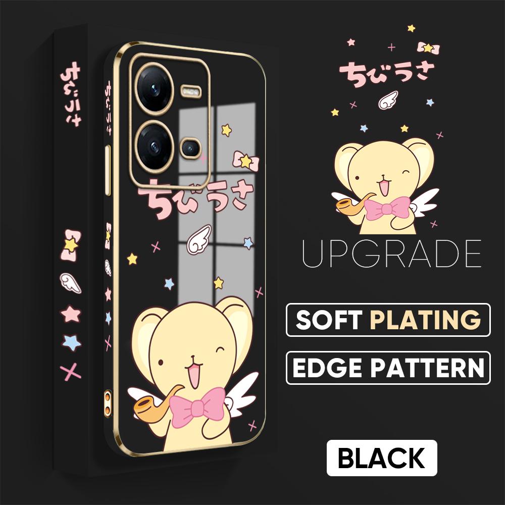 Cute Cartoon 6D Plating Case for VIVO V27 V23E V25 Y21 Y21S Y02 OPPO A31 A15 Realme 10 C11 8 9 HUAWEI P40 Pro P30 Mate Nova Honor Soft Cover