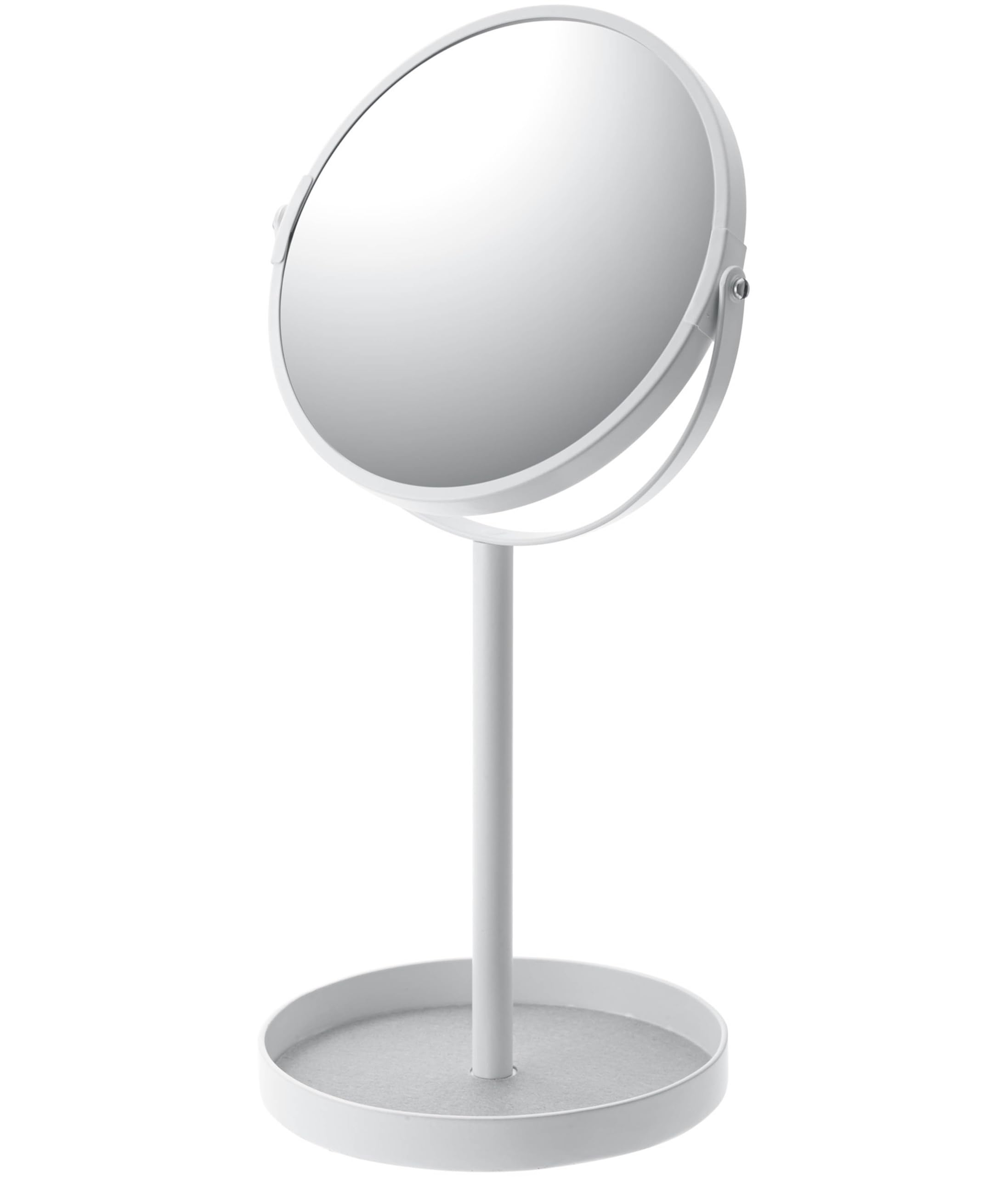 

Yamazaki Jitsugyo Stand Mirror Tray Tower White 2819 & білий