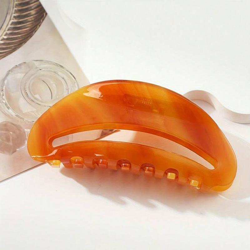 1pc Women's Elegant Hair Clip Set, Large Size, Fashionable Hair Clip, Thick Hair Shark Clip