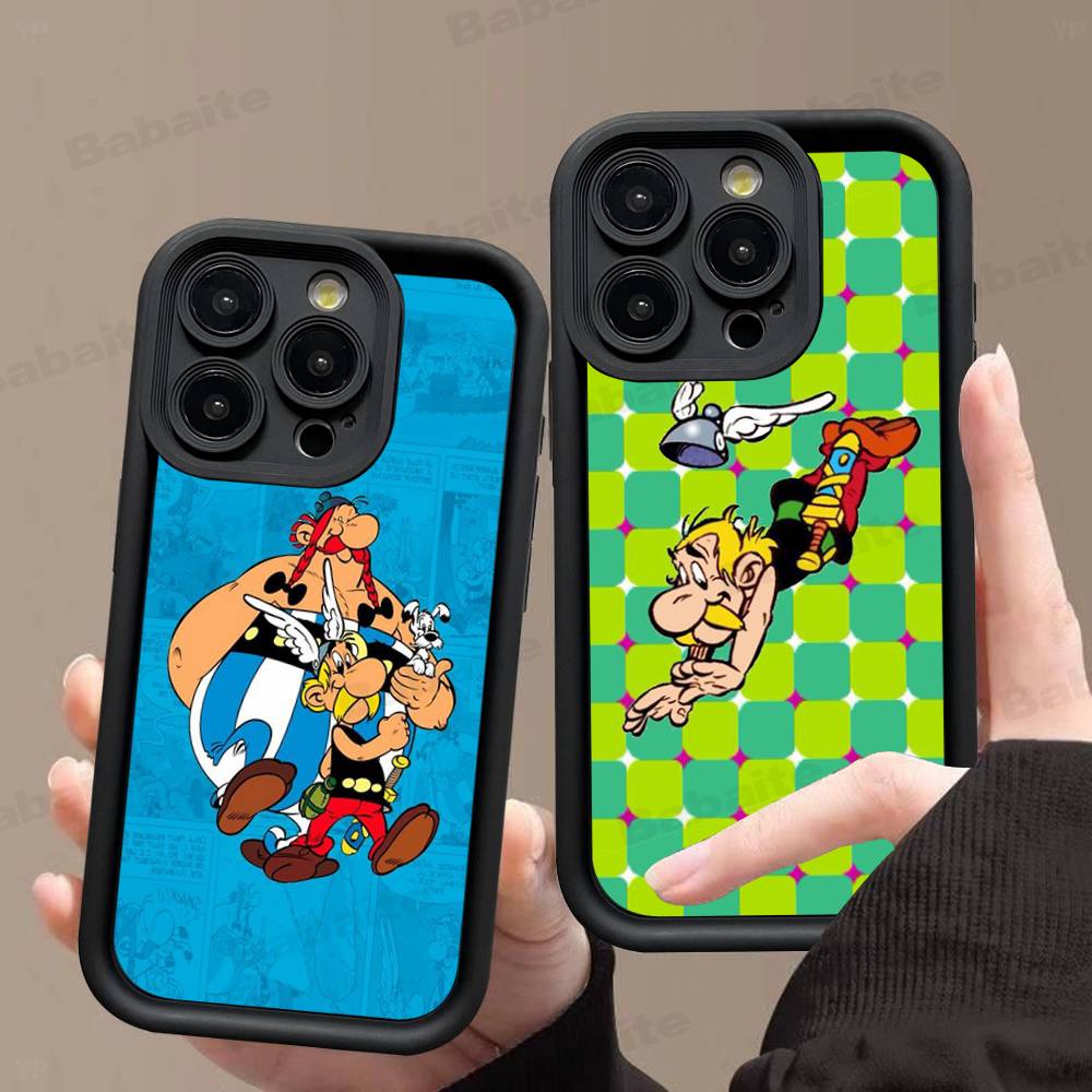 A-Asterix Y-O-Obelix Phone Case For IPhone 17 16 15 14 13 12 11 Pro Max Plus Silicone Shockproof Case