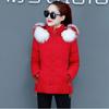 Winter Jacket  Women Parkas Fur Collar Removable Cap Casual Female Cotton Down Jacket   Short Ladies Coats