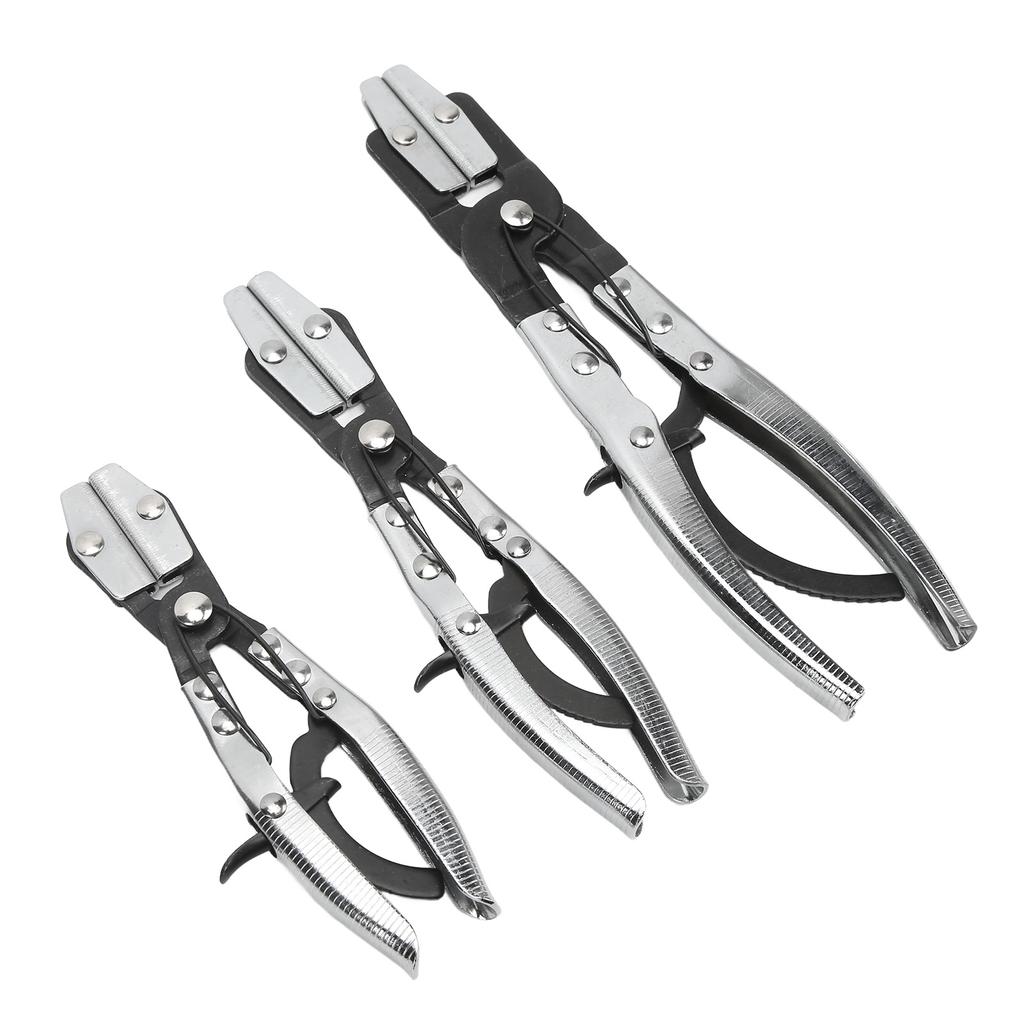 Car Hose Pinch Off Plier Ratcheting Jaws Swiveling Universal For Automobile Radiator Brake Coolant Pipes Auto Removal Tools