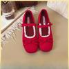 French Inner Height Increase Small Single Shoes Women's 2025 New Spring and Summer Skirt Mary Jane Shoes Gentle Ballet Evening Shoes