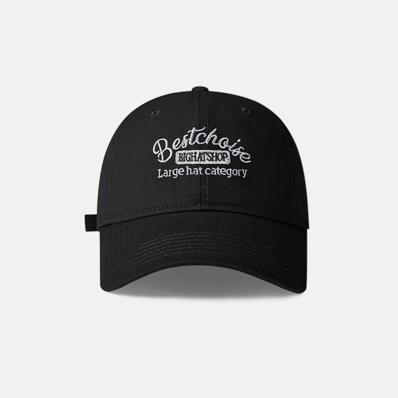 Baseball Hat Peaked Cap Alphabet Embroidery Pattern Uv Protection Design Unisex