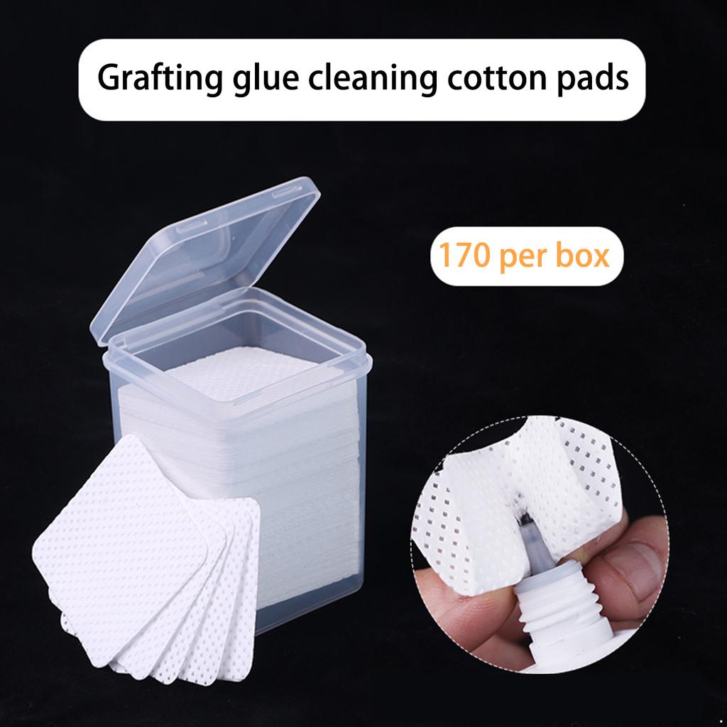 850Pcs Gentle Makeup Remover Pads Soft Cotton Rounds Reusable Deep Cleaning Portable Square Pads with Storage Box