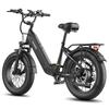 Elektrofahrrad Fafrees F20 Rover 250W Motor Höchstgeschwindigkeit 25km/h 20" Fat Tire Stadtelektrofahrrad 48V 20AH LCD Display 7 Gänge Maximale Belastung 150Kg