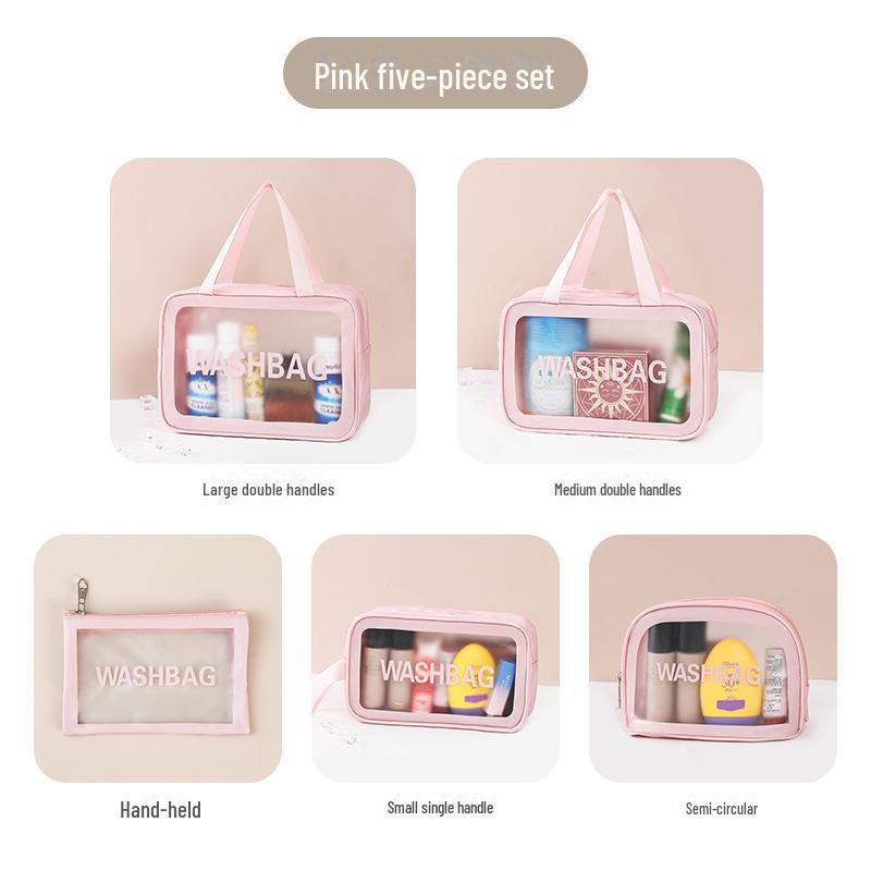 Large Capacity Waterproof PVC Travel Toiletry Bag - Cross-Border Cosmetic & Swim Storage