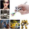Ausuc 130mm Double Action Gravity Airbrush with 7cc Cup Capacity for Plastic Model Painting, 0.3mm