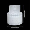 3D Silicone Resin Mold for Jewelry and Crafts storage Box Style Shaped Bottom Jar with Lids DIY Epoxy Casting Mold for Ornaments