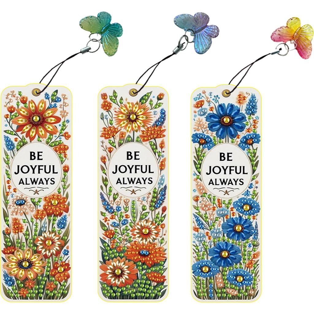 3Pcs Special Shape Cactus Diamond Painting Bookmark DIY Bookmarks Diamond Painting Kits Diamond Painting Bookmark Making Kit