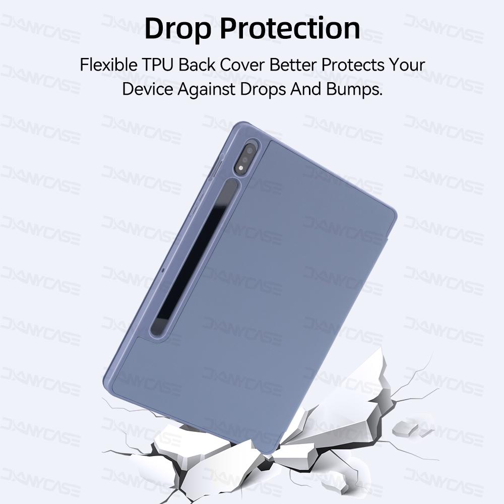 Pouzdro na tablet pro Samsung Galaxy Tab S10 S9 Plus 12.4 A9 Plus S9FE 10.9in S8/S7 11in S7+/S8+ 12.4in S6 Lite 10.4in Kryt na tablet