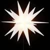 LED Christmas Star with Ground Stake Foldable White 57 Cm