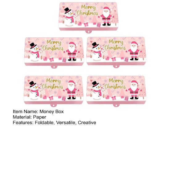 2026 Christmas Cash Gift Envelope 10-Slot Surprise Holder Festive Card Cash Wallet Personalized Gifts Fancy Red Tassel for Family Friends