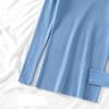 Autumn Winter Loose Short Outer V Neck Long Sleeve Solid Color Single Breasted Knitted Cardigan