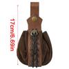 Medieval Leather Pouch Portable Coins Purse Medieval Belt Pouch Renaissances Belt Pouch Dices Bag for Men Womens Gifts
